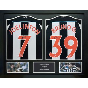 Newcastle United FC Bruno Guimaraes & Joelinton Signed Shirts (D