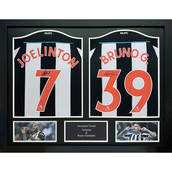 Newcastle United FC Bruno Guimaraes & Joelinton Signed Shirts (D