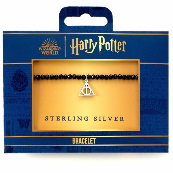 Harry Potter Stone Bracelet With Sterling Silver Charm Deathly H - Image 2