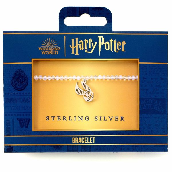 Harry Potter Stone Bracelet With Sterling Silver Charm Golden Sn - Image 2