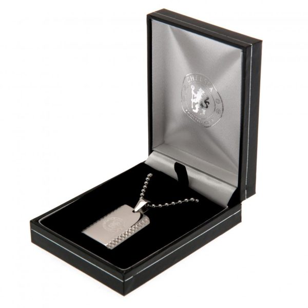 Chelsea FC Patterned Dog Tag & Chain - Image 3