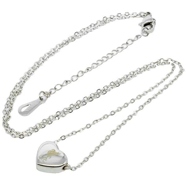Liverpool FC Stainless Steel Heart Necklace - Image 2