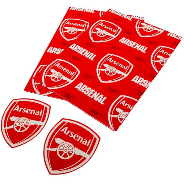 Arsenal FC Text Gift Wrap - Image 3