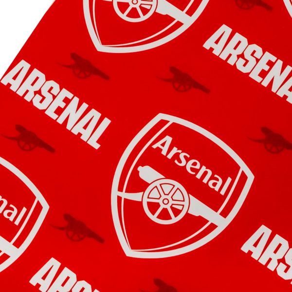 Arsenal FC Text Gift Wrap - Image 4