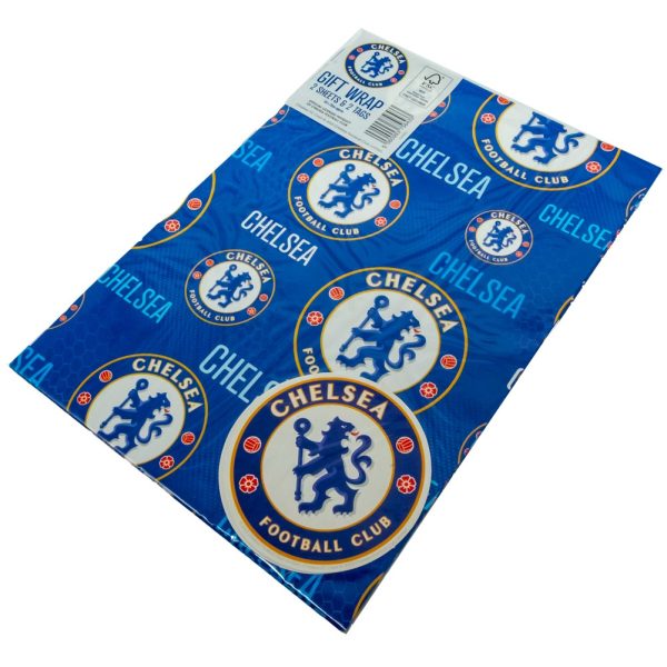 Chelsea FC Text Gift Wrap - Image 5