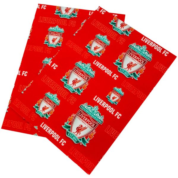 Liverpool FC Text Gift Wrap - Image 2