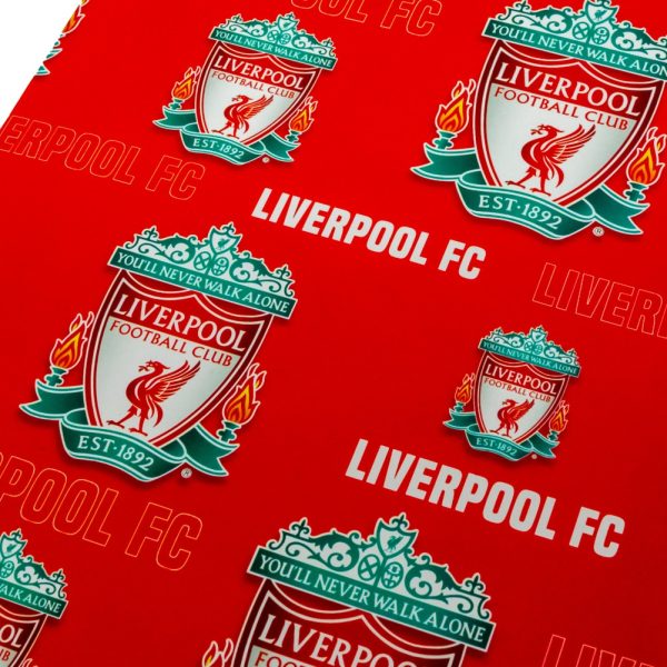 Liverpool FC Text Gift Wrap - Image 4