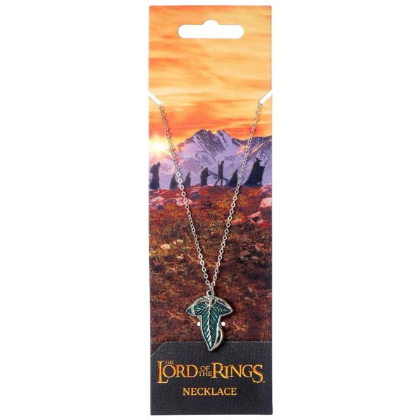 The Lord Of The Rings Silver Plated Necklace Leaf Of Lorien - Image 4