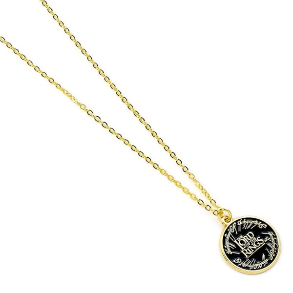 The Lord Of The Rings Gold Plated Necklace Logo - Image 2