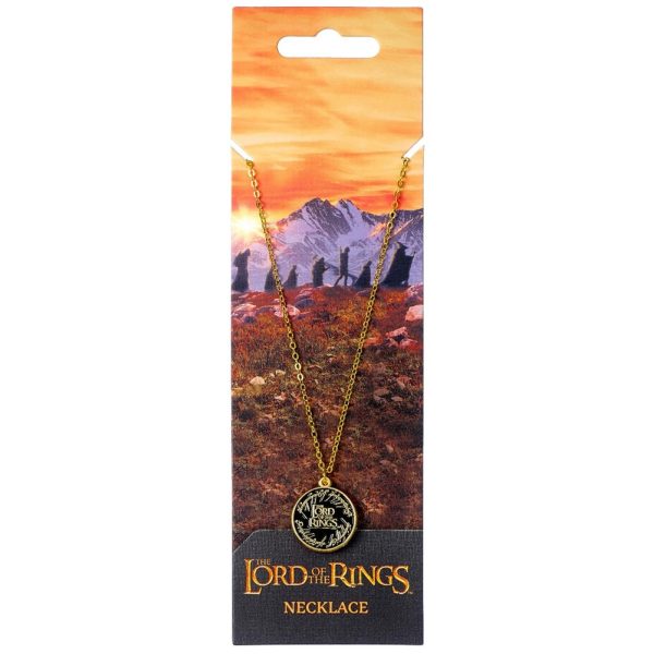 The Lord Of The Rings Gold Plated Necklace Logo - Image 4