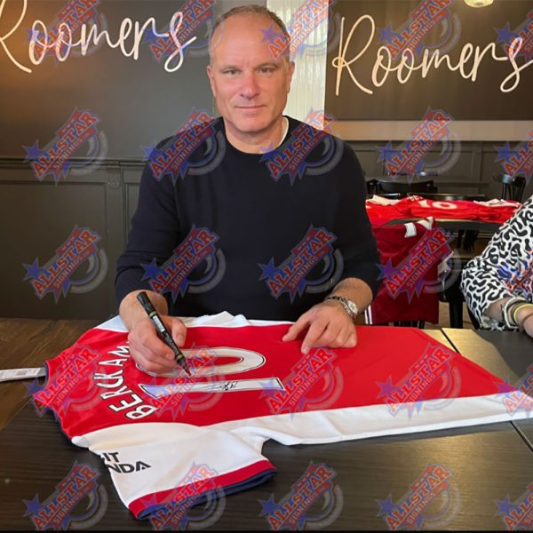 Arsenal FC Bergkamp & Henry Signed Shirts (Dual Framed) - Image 2