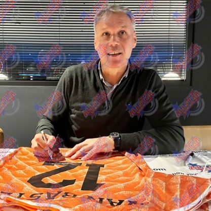 Netherlands Van Basten Retro Signed Shirt (Framed) - Image 2