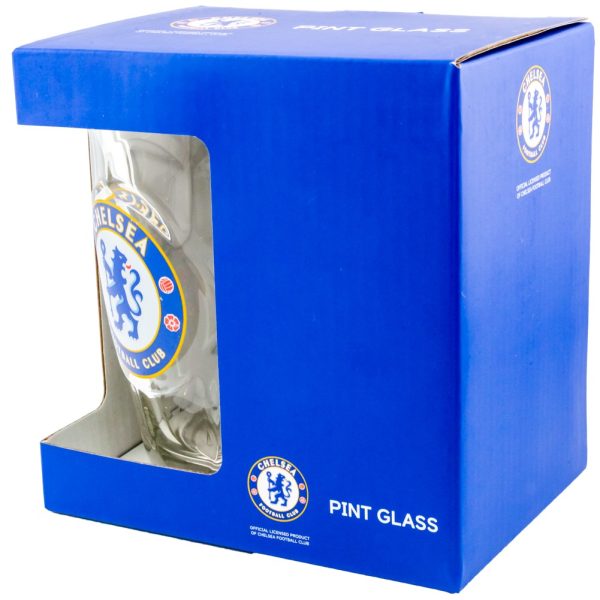 Chelsea FC Dimple Glass Tankard - Image 2