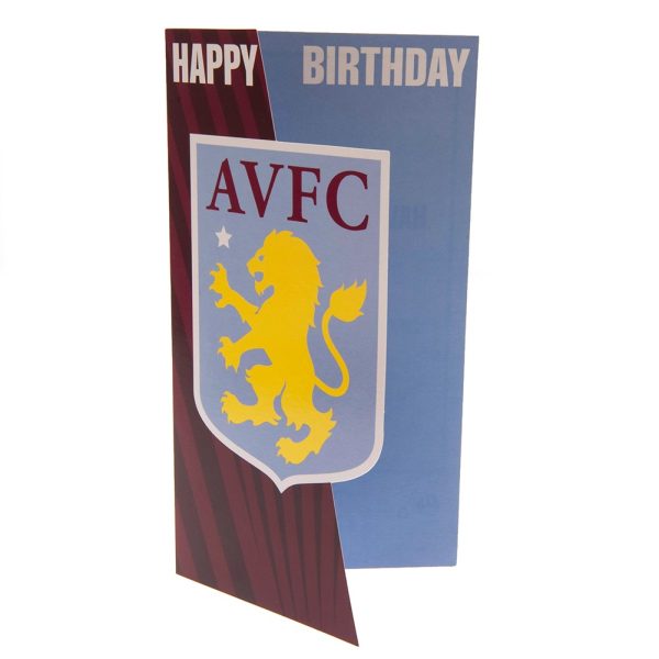 Aston Villa FC Crest Birthday Card - Image 2