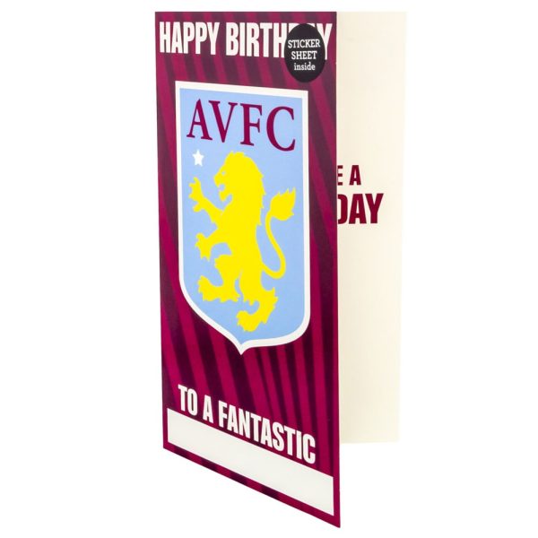 Aston Villa FC Personalised Birthday Card - Image 2