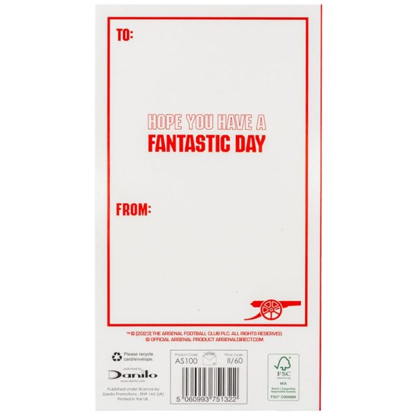 Arsenal FC Crest Birthday Card - Image 4