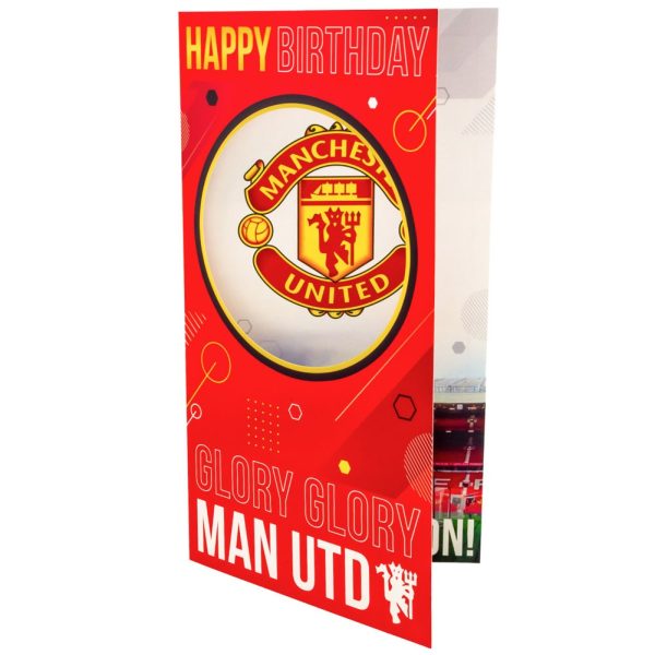 Manchester United FC Glory Glory Birthday Card - Image 2