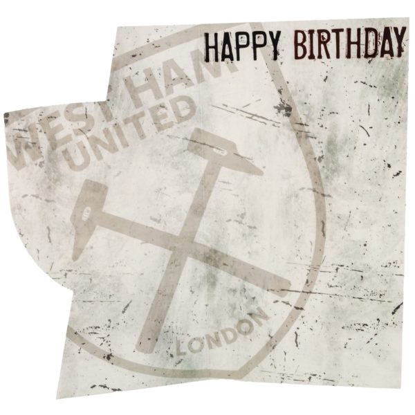 West Ham United FC Crest Birthday Card - Image 3