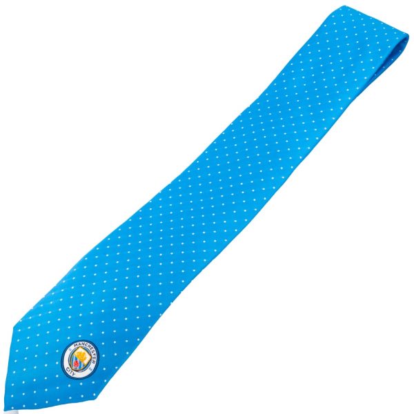 Manchester City FC Sky Blue Tie - Image 2