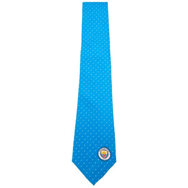Manchester City FC Sky Blue Tie - Image 3