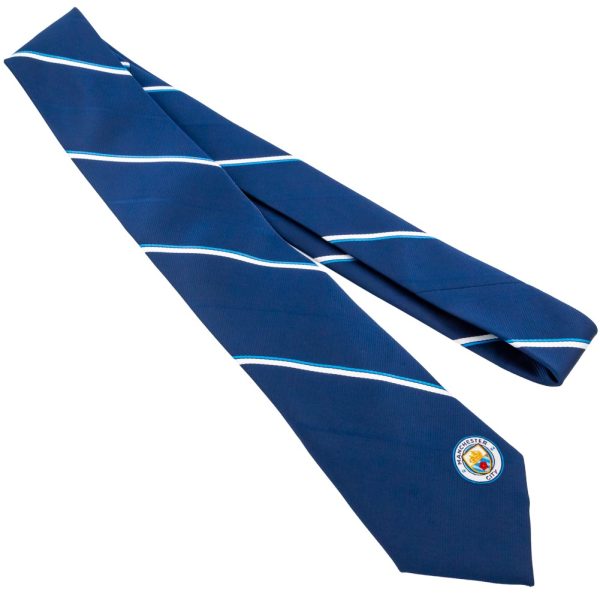 Manchester City FC Stripe Tie - Image 5