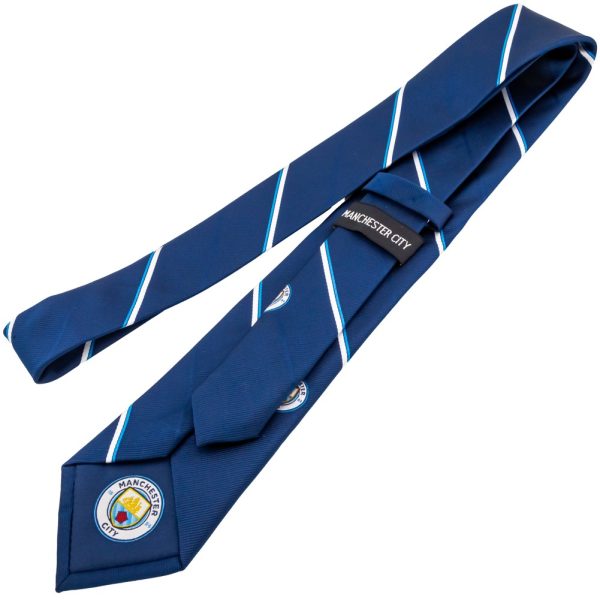 Manchester City FC Stripe Tie - Image 6