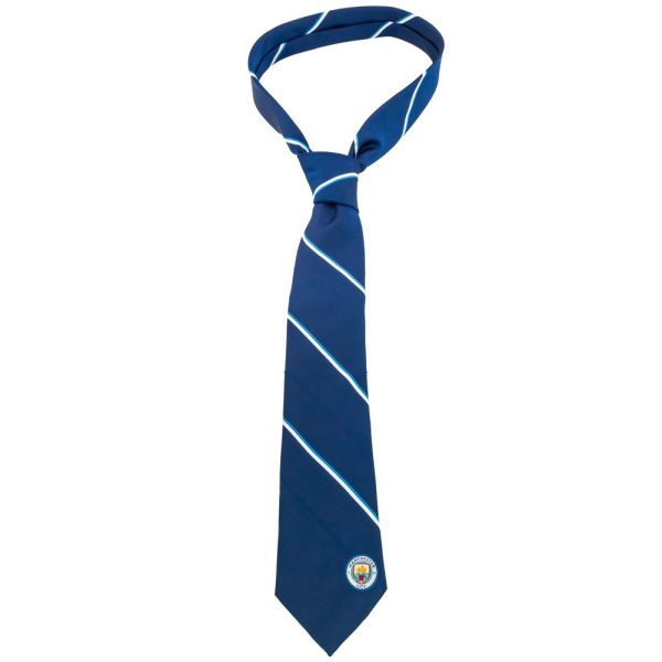 Manchester City FC Stripe Tie - Image 7