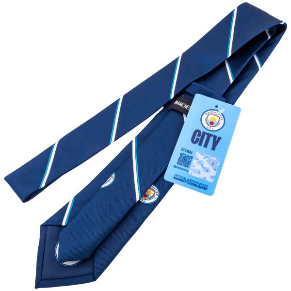 Manchester City FC Stripe Tie - Image 10