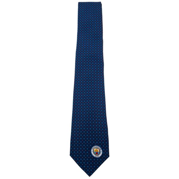 Manchester City FC Navy Blue Tie - Image 3