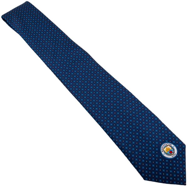 Manchester City FC Navy Blue Tie - Image 4