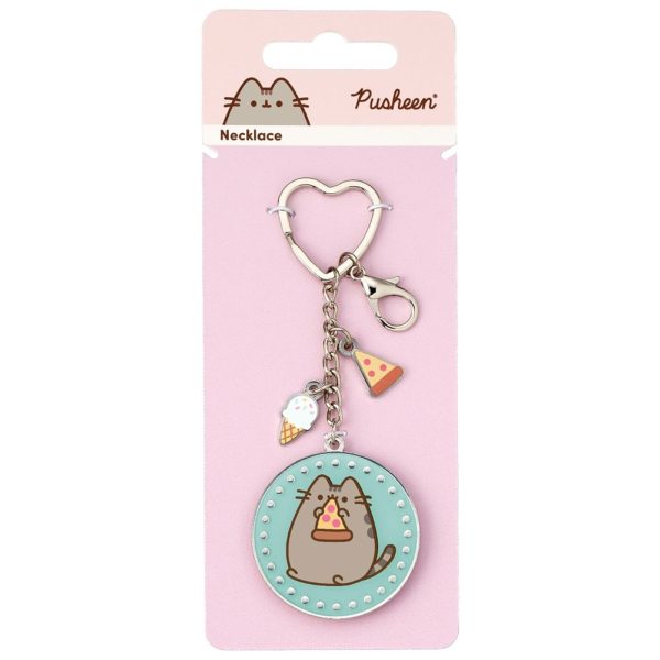 Pusheen Charm Keyring Pizza - Image 2