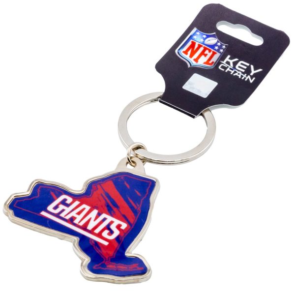 New York Giants State Shape Keyring - Image 3