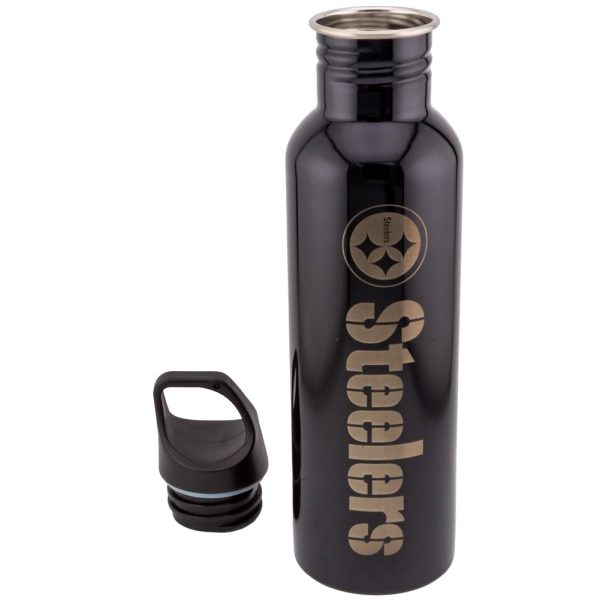 Pittsburgh Steelers Steel Water Bottle - Image 2