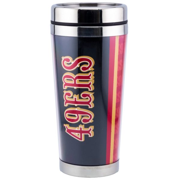 San Francisco 49ers Full Wrap Travel Mug - Image 5