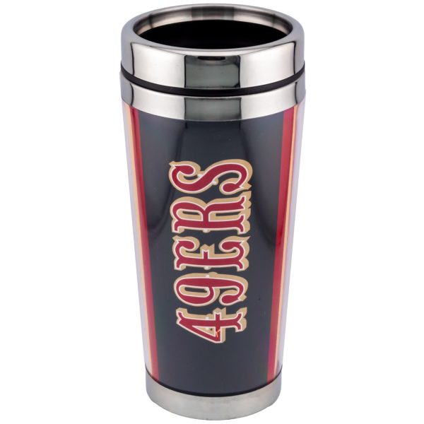 San Francisco 49ers Full Wrap Travel Mug - Image 6