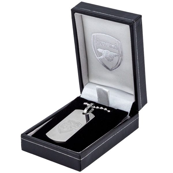 Arsenal FC Slim Dog Tag & Chain - Image 3