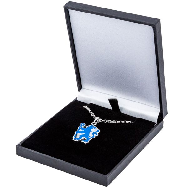 Chelsea FC Colour Lion Pendant & Chain - Image 3
