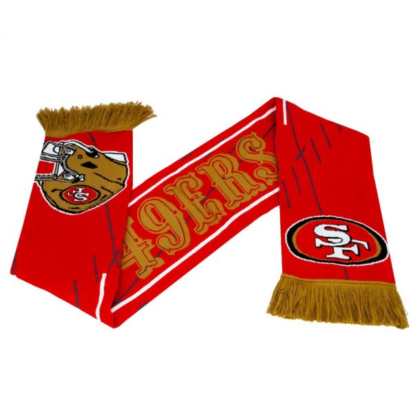 San Francisco 49ers HD Jacquard Scarf - Image 2