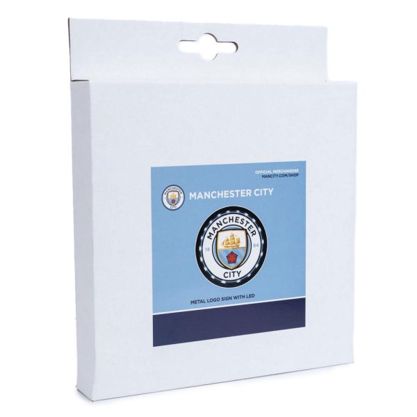 Manchester City FC Metal LED Logo Sign - Image 4