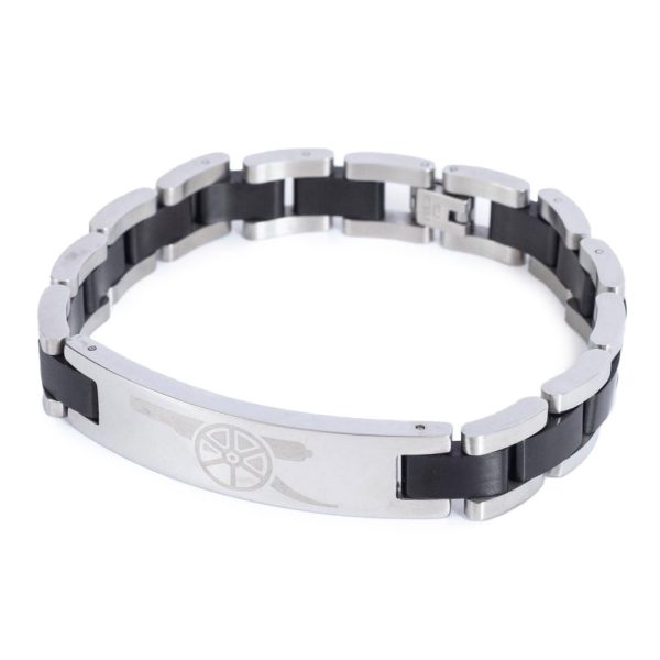 Arsenal FC Black Inlay Bracelet - Image 3