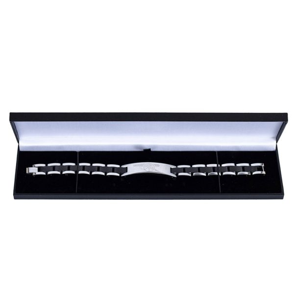 Arsenal FC Black Inlay Bracelet - Image 5