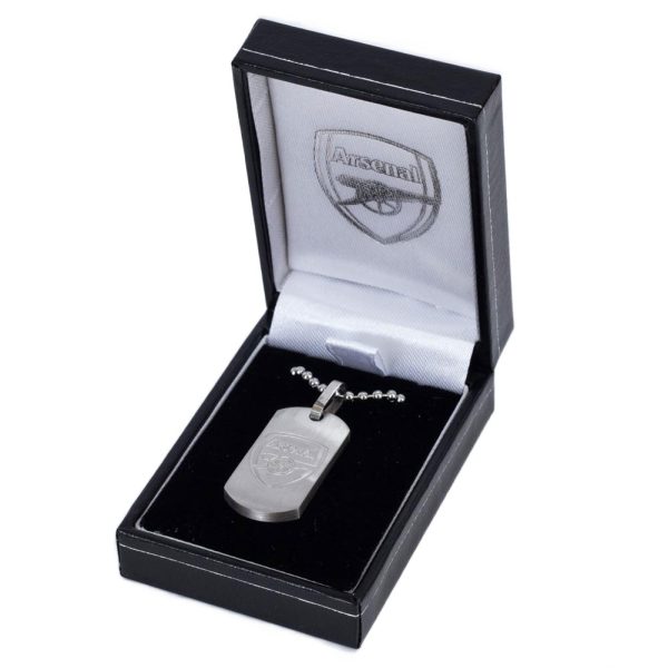 Arsenal FC Matt Finish Dog Tag & Chain - Image 3
