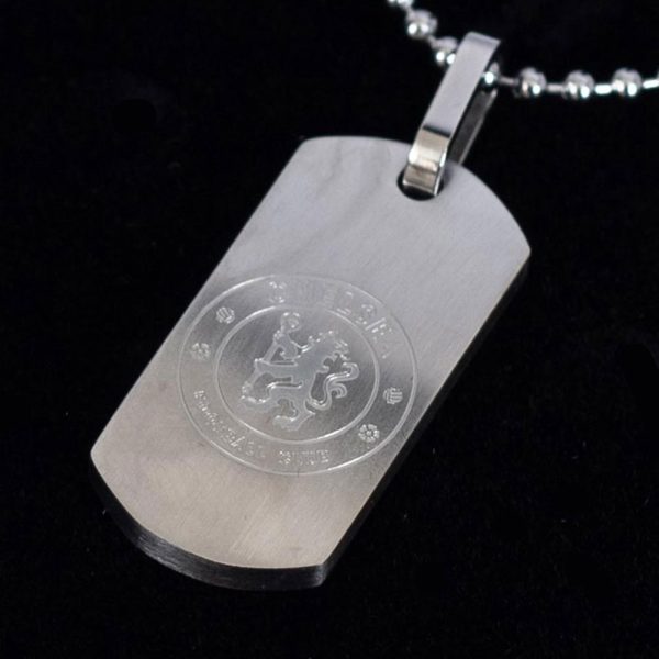 Chelsea FC Matt Finish Dog Tag & Chain - Image 3