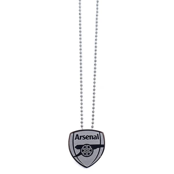 Arsenal FC Stainless Steel Large Pendant & Chain - Image 2