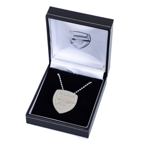 Arsenal FC Stainless Steel Large Pendant & Chain - Image 4