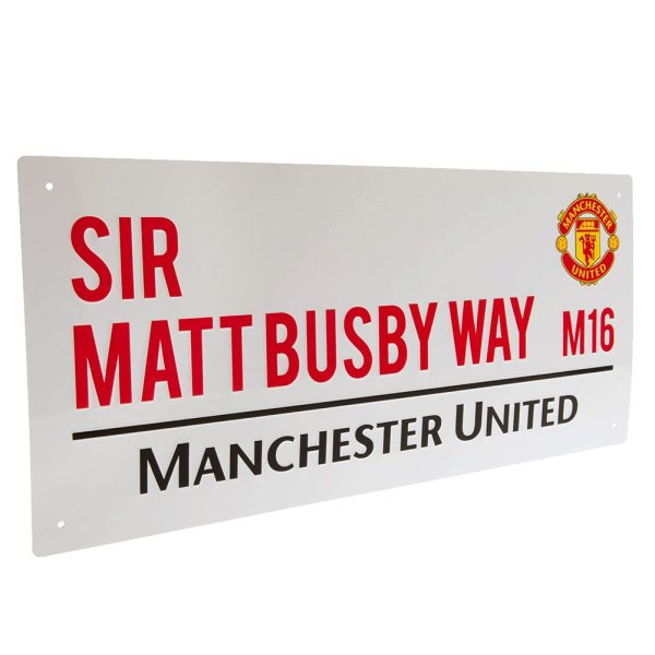 Manchester United FC Sir Matt Busby Way Street Sign - Image 2