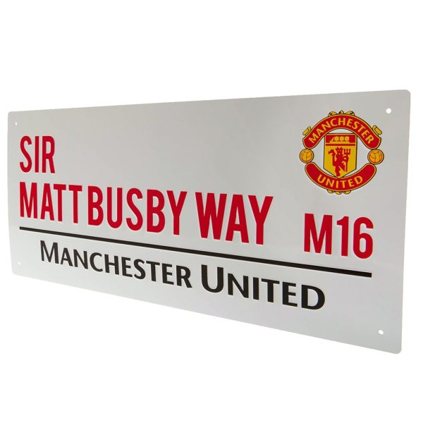 Manchester United FC Sir Matt Busby Way Street Sign - Image 3