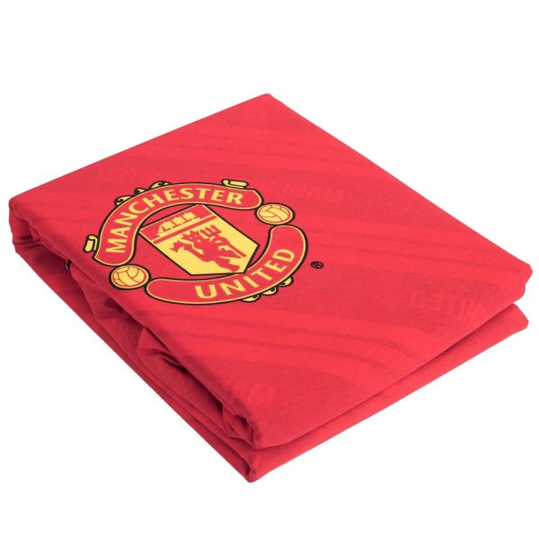 Manchester United FC Core Stripe Double Duvet Set - Image 3