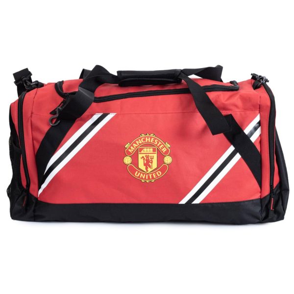 Manchester United FC Core Stripe Holdall - Image 2