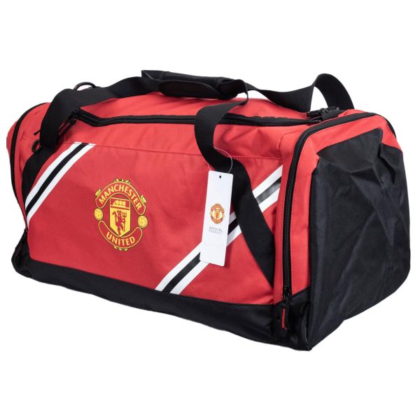 Manchester United FC Core Stripe Holdall - Image 5